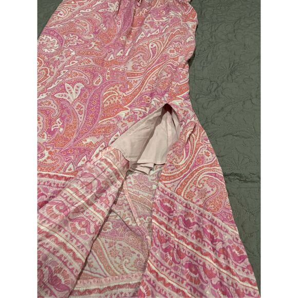 Hollister Pink Paisley Print Small Halter Y2K Style New - Picture 4 of 10